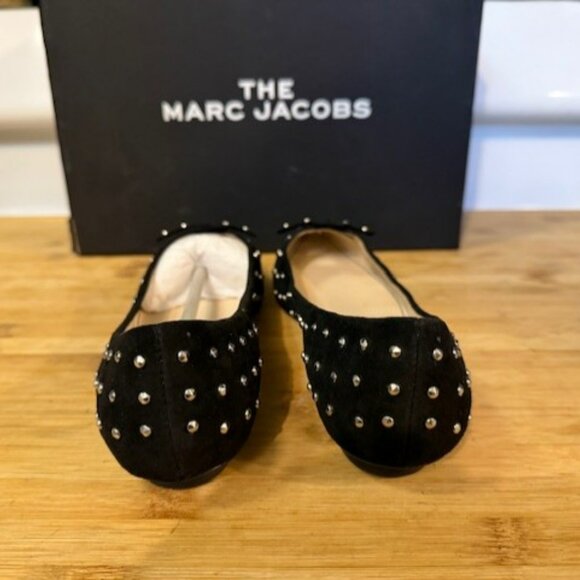 THE MARC JACOBS Studded Mouse Pointed-Toe Flats - Picture 11 of 16
